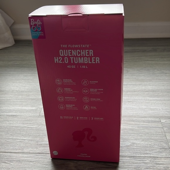NWT 💗STANLEY BARBIE ICON
PINK 30oz STAINLESS STEEL
FLOWSTATE QUENCHER
TUMBLER - Picture 4 of 5